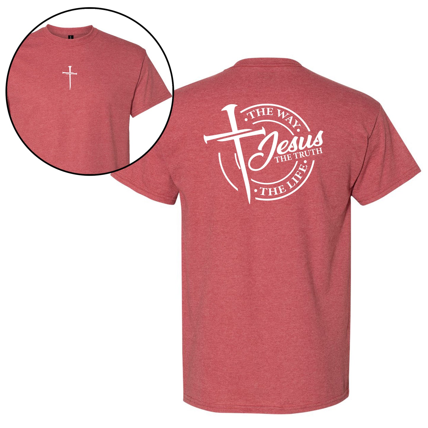 Limited Edition Jesus, The Way. The Truth. The Life. T-Shirt: Proclaim Your Faith