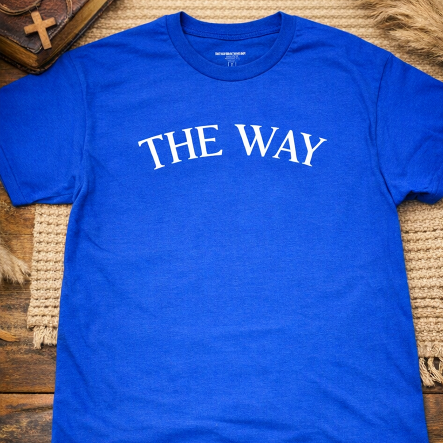 THE WAY Christian T-Shirt – John 14:6 Faith Shirt | Heavyweight USA-Made Gospel Tee