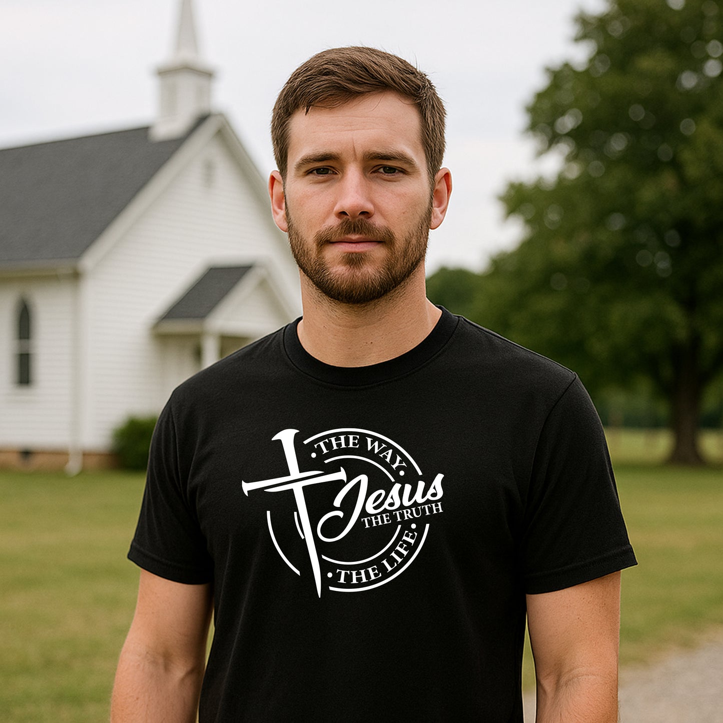 Jesus, The Way. The Truth. The Life. T-Shirt: Proclaim Your Faith